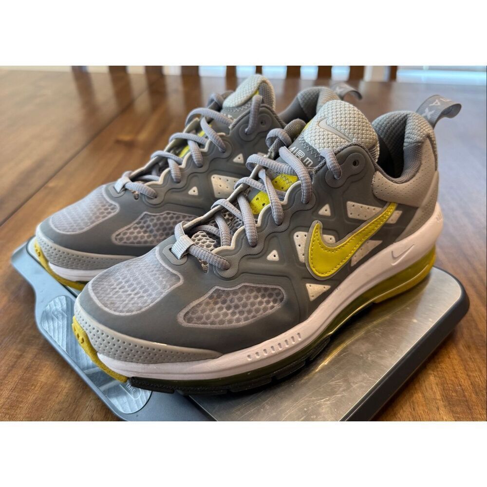 Nike Air Max Genome Size 6.5 Grey Fog High Voltage CW1648-005 Men’s Sneakers EC - Picture 4 of 8